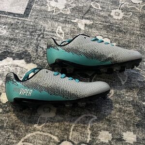 Kids Sneakers - Gray and Teal